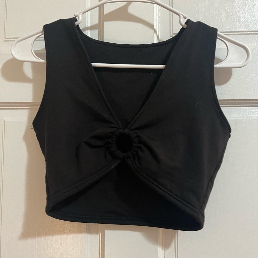 Black Crop Top